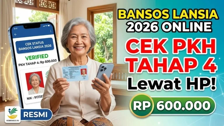 Aplikasi Cek Bansos Lansia 2026 Online: Cara Cek Status PKH dan Bantuan