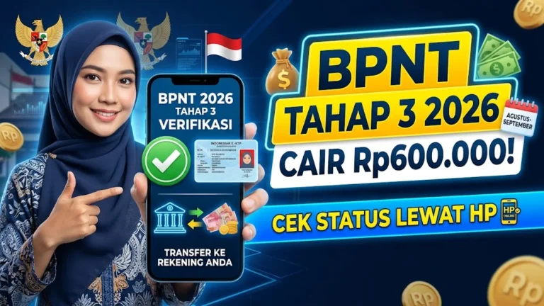 BPNT 2026 Tahap 3 Kapan Cair? Cek Jadwal, Status Penerima, dan Cara Mendapatkan Rp600 Ribu