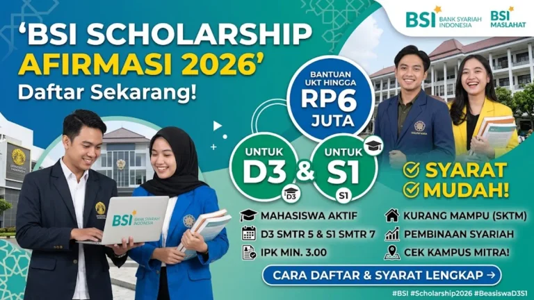 Beasiswa Indonesia Bangkit 2026 Syarat Program dan Cara Daftar