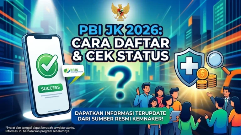 Panduan Pendaftaran PBI JK Online 2026 Cara Daftar dan Syarat Lengkap