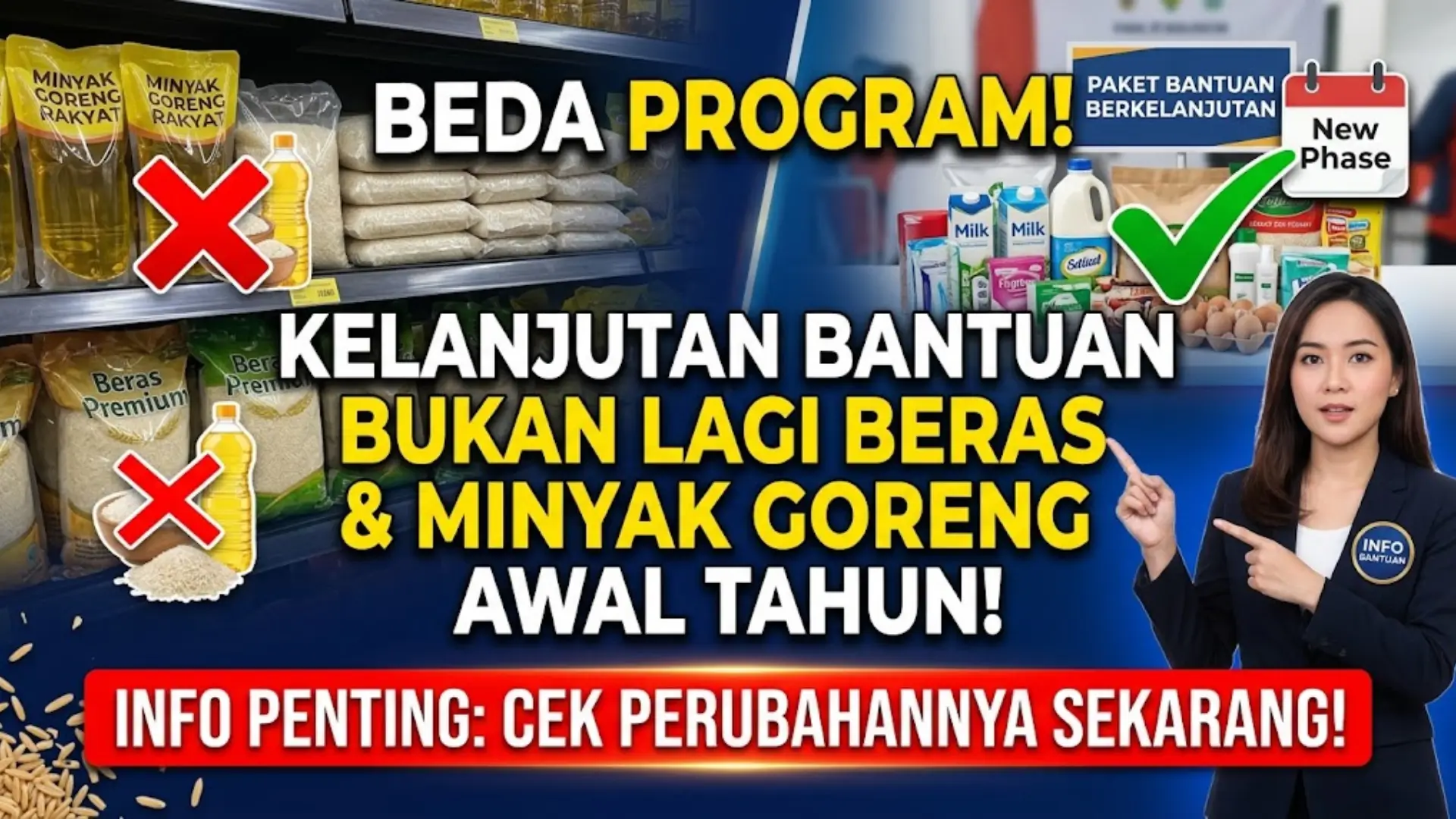 Bansos Beras dan Minyak Goreng 2026 Kapan Cair? Cek Syarat dan Penerima
