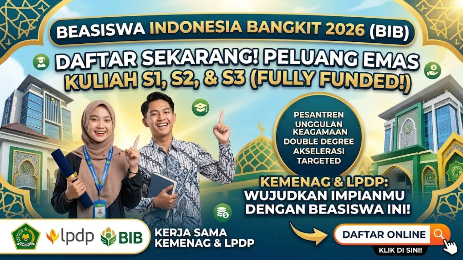Beasiswa Indonesia Bangkit 2026: Syarat, Jenis Program, Bantuan dan Cara Daftar