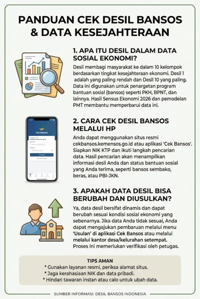 Cara Cek Desil Bansos Lewat HP di cekbansos.kemensos.go.id