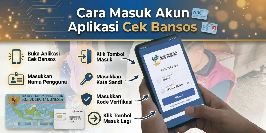 Cara Masuk ke Akun Cek Bansos