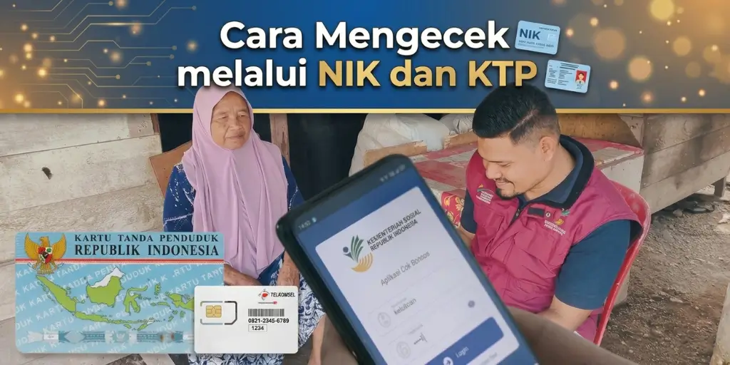 Cara Mengecek melalui NIK dan KTP