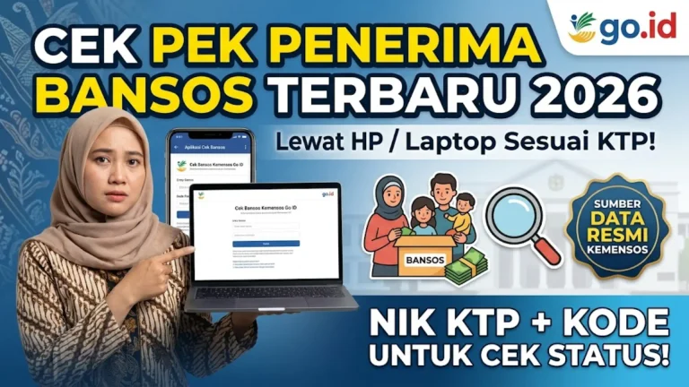 Cek Bansos Kemensos Go ID Cek Penerima 2026 Cara Melihat Status Bansos