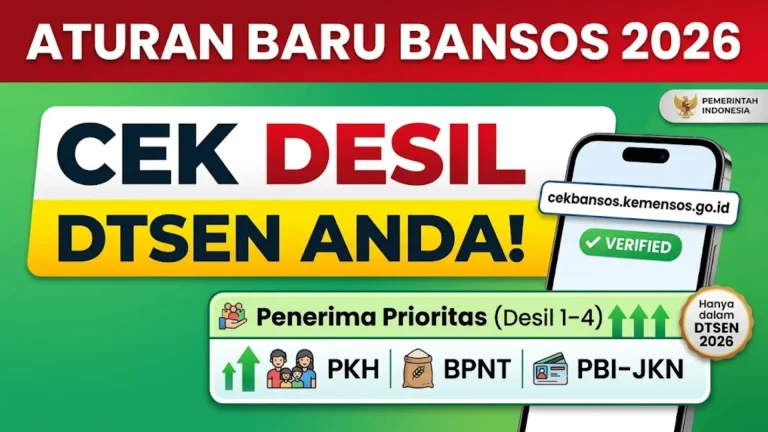 Kriteria Baru Penerima Bansos 2026 Sesuai DTSEN Syarat Lengkap dan Cara Mudah Cek Nama Penerima