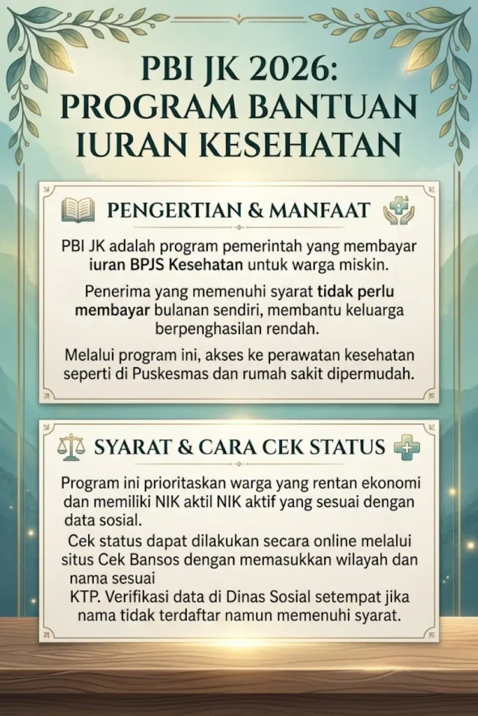 PBI JK 2026 Itu Apa? Ketahui Syarat dan Cara Mudah Daftar