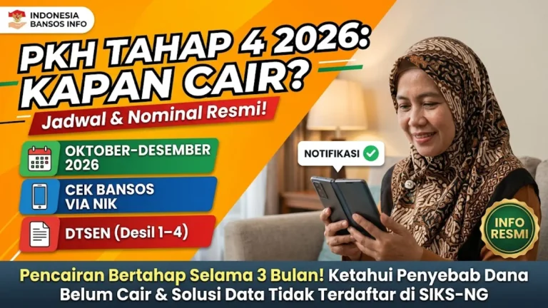 PKH Tahap 4 2026 Kapan Cair? Cek Jadwal, Nominal Bantuan dan Status Penerima
