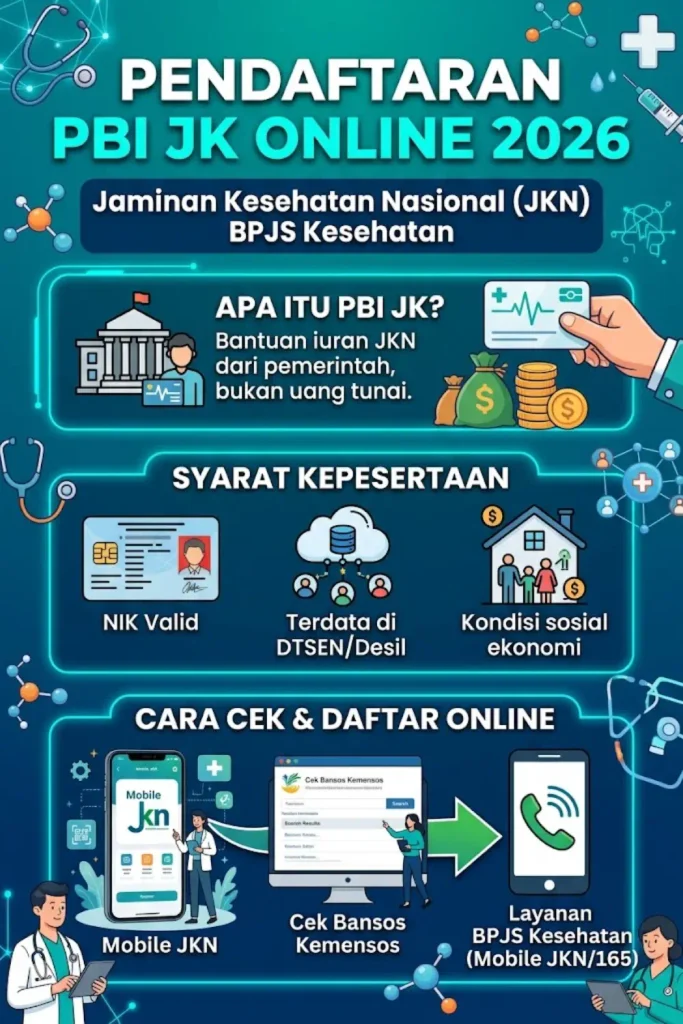 Panduan Pendaftaran PBI JK Online 2026 Cara Daftar dan Syarat Lengkap