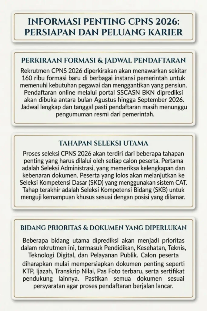 Pendaftaran CPNS 2026 Kapan Dimulai? Jadwal Lengkap dan Informasi Terbaru 