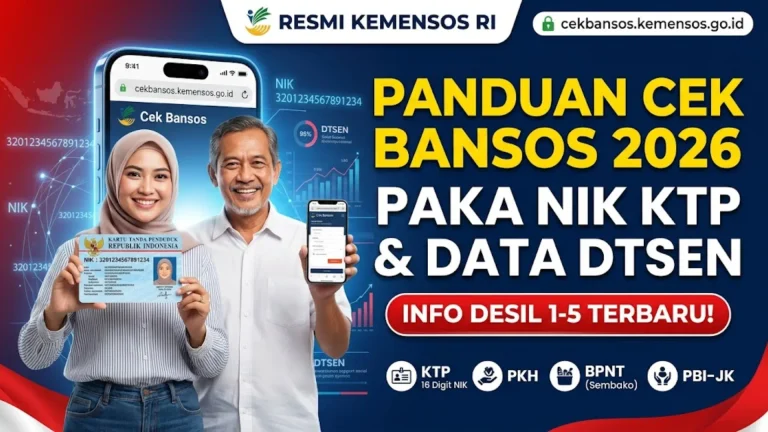 cek bansos-kemensos-go-id 2026 Cara Cek Bansos dengan NIK KTP