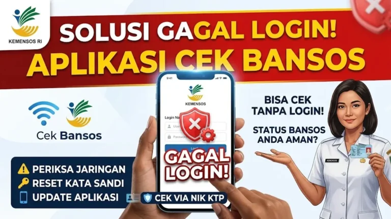 Aplikasi Cek Bansos Tidak Bisa Login 2026? Begini Cara Mengatasinya