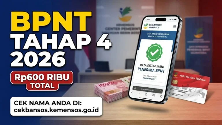 BPNT Tahap 4 2026 Rp600 Ribu: Cek Penerima di Cek Bansos Kemensos Go ID