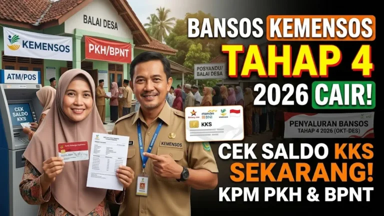 Bansos Kemensos Tahap 4 2026 Belum Masuk Rekening KKS? Cek Penyebab dan Langkah yang Bisa Dilakukan KPM