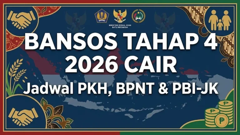 Bansos Tahap 4 Oktober Desember 2026: Jadwal Pencairan PKH, BPNT, dan PBI-JK Terbaru