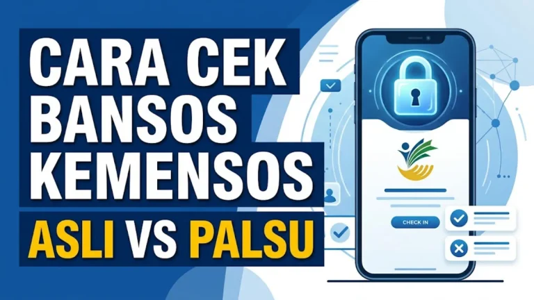 Cara Cek NIK KTP di Aplikasi Cek Bansos Kemensos Asli vs Palsu