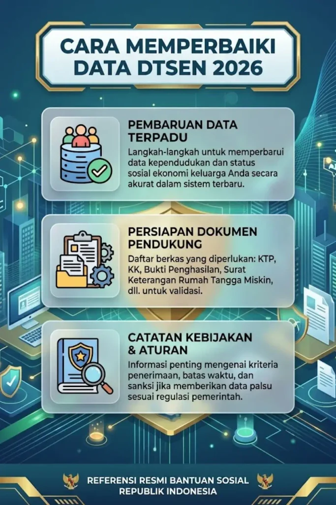 Cara Memperbaiki Data DTSEN 2026 yang Tidak Sesuai dengan Kondisi Keluarga