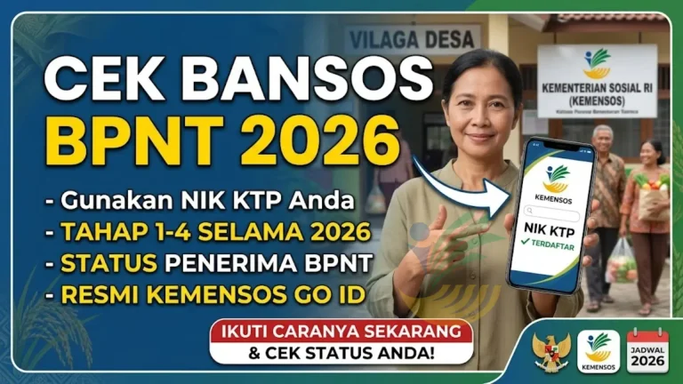 Cek Bansos BPNT 2026 untuk Mengetahui Status Bantuan Sembako