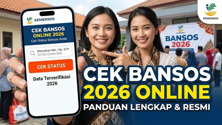 Cek Bansos Online 2026 Panduan Lewat Website dan Aplikasi Resmi