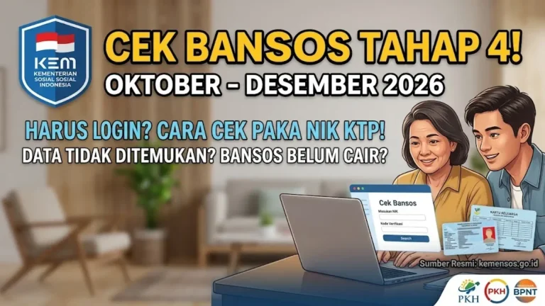 Cekbansos.kemensos.go.id Login Tahap 4: Begini Cara Cek Data Penerima