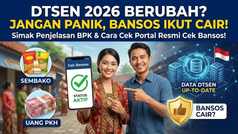 DTSEN 2026 Berubah, Apakah Bansos Bisa Ikut Berubah? Ini Penjelasannya