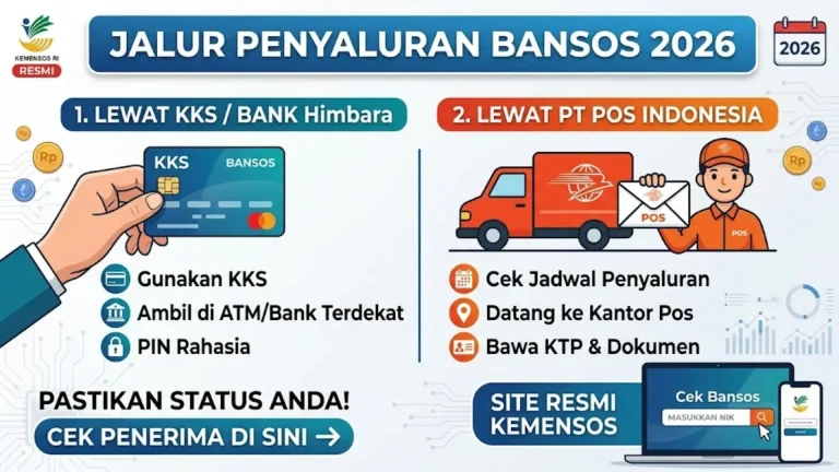 Jalur Penyaluran Bansos 2026: Cara Mengetahui Bantuan Lewat KKS atau Kantor Pos
