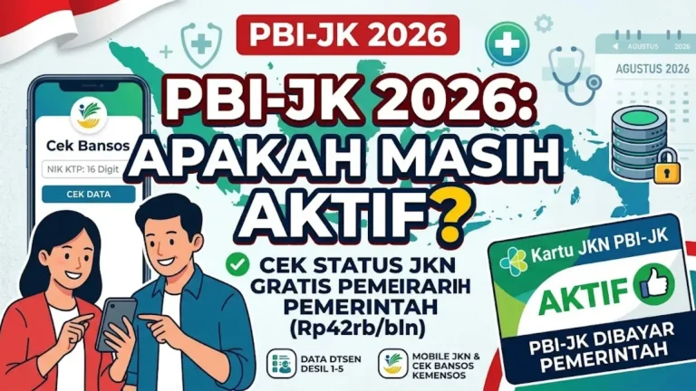 PBI-JK 2026 Masih Aktif? Cara Mudah Cek Status Kepesertaan di Cek Bansos Kemensos Go ID