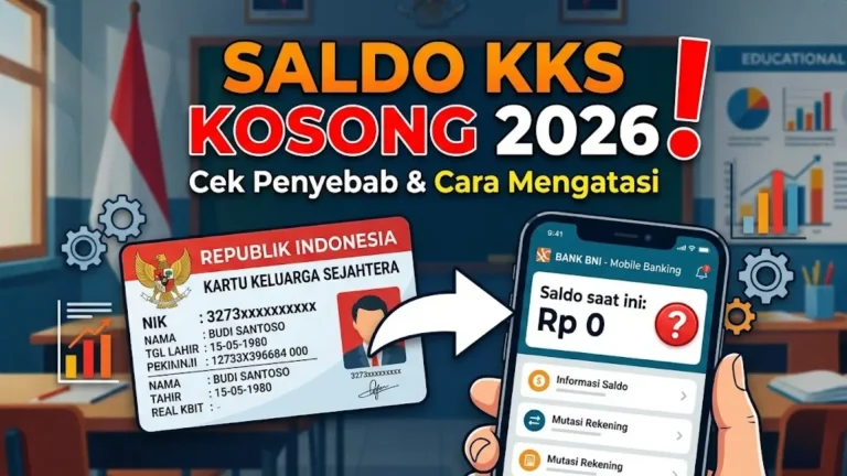 Saldo KKS Masih Kosong 2026? Ini Cara Mengetahui Status Penyaluran Cek Bansos