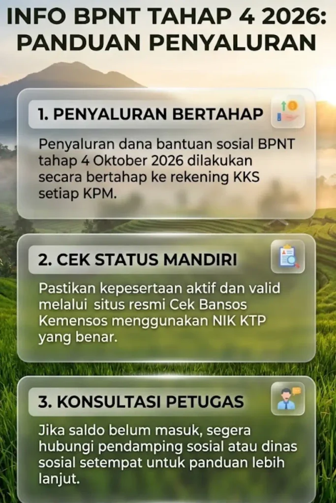Saldo PKH BPNT Belum Masuk Oktober 2026 Ini Penyebab dan Cara Mengatasinya