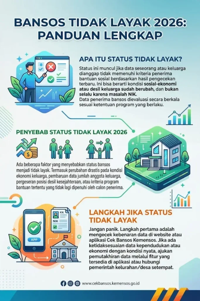 Status Bansos Tidak Layak 2026? Cek Penyebab dan Cara Perbaiki Data