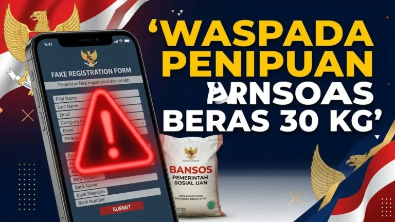 Waspada Penipuan Bansos Beras 30 Kg Link Pendaftaran di Medsos Ternyata Modus Phishing